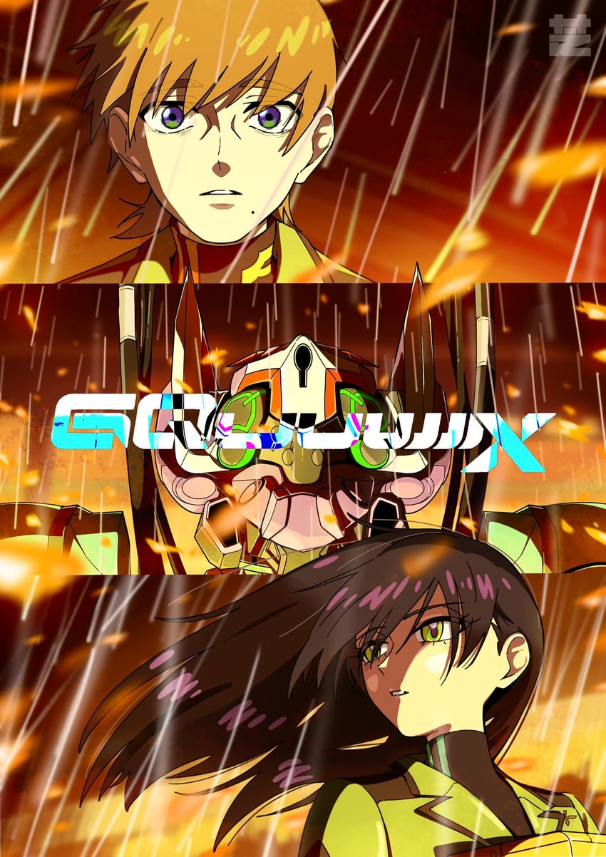 nyaan, conch, xavier olivette, and gfred (gundam and 1 more) drawn by yy_shibata