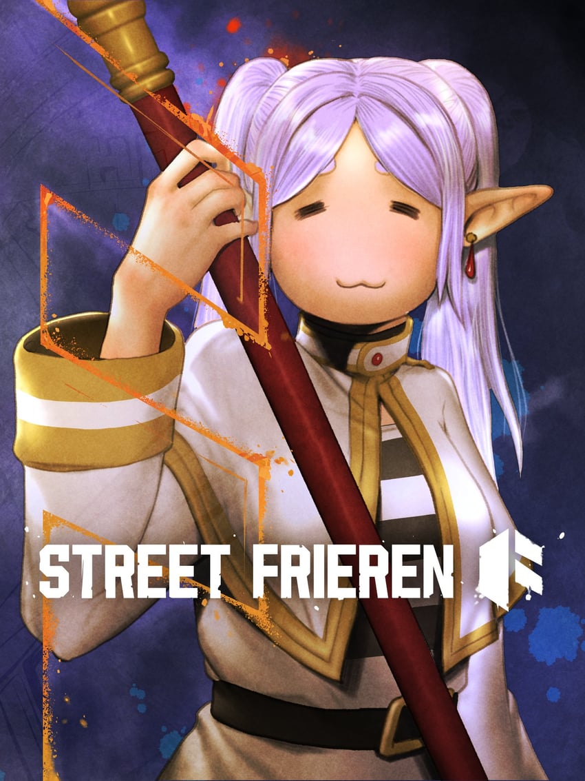 frieren (street fighter and 2 more) drawn by quasimodox