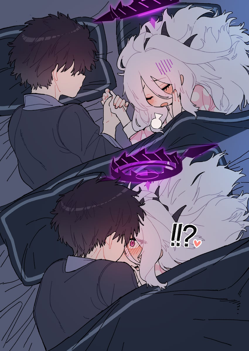 sensei and hina (blue archive) drawn by je_o_mo