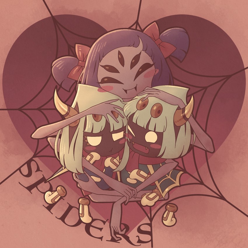 muffet, taranza, queen sectonia, and old friend (kirby and 2 more) drawn by 5health