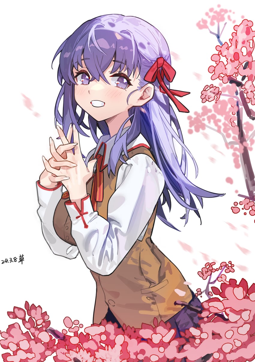 matou sakura (fate and 1 more) drawn by huolongcao