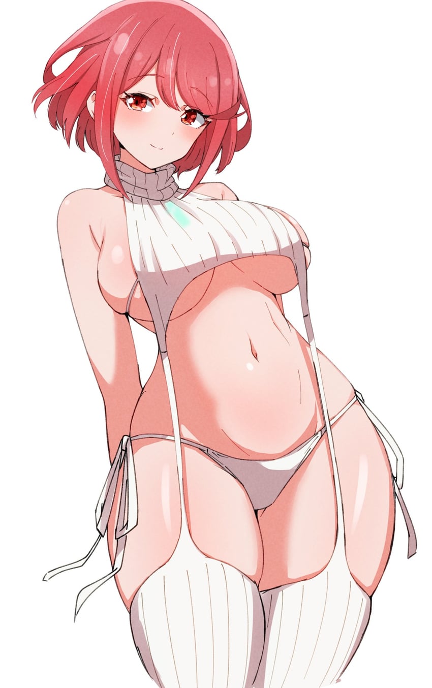 pyra (xenoblade chronicles and 1 more) drawn by kamidan