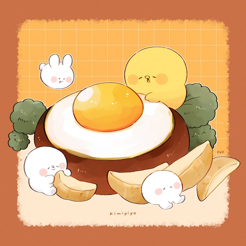 kimipiyo, usachii, tsubumaru, and daifuku (original) drawn by tenmiyakiyo