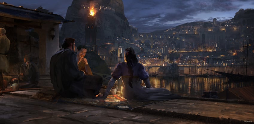 tolkien's legendarium and 1 more drawn by renart
