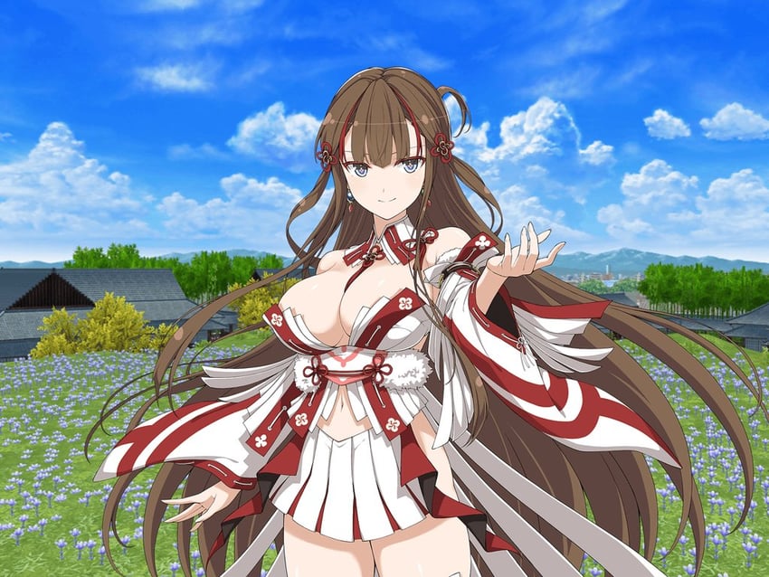 toki (senran kagura and 1 more) drawn by yaegashi_nan