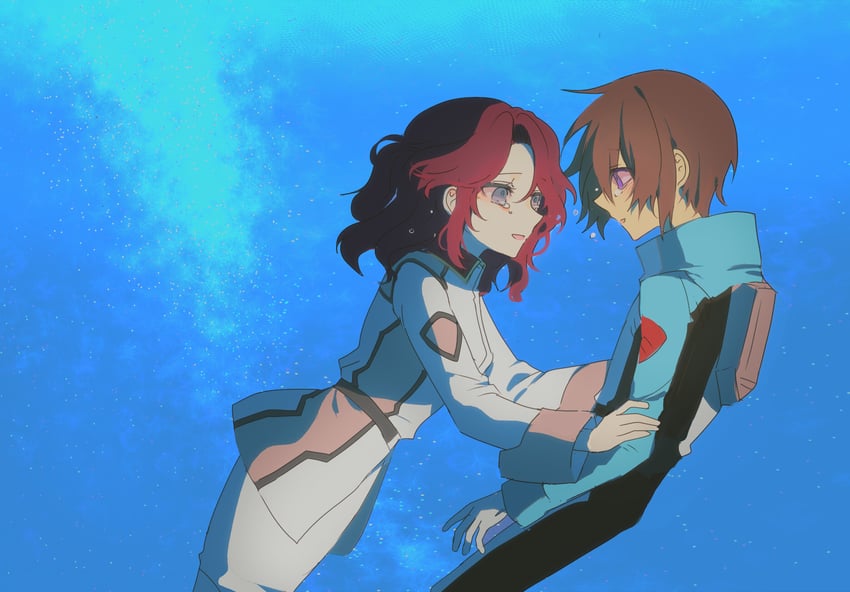 kira yamato and flay allster (gundam and 1 more) drawn by seed0x0