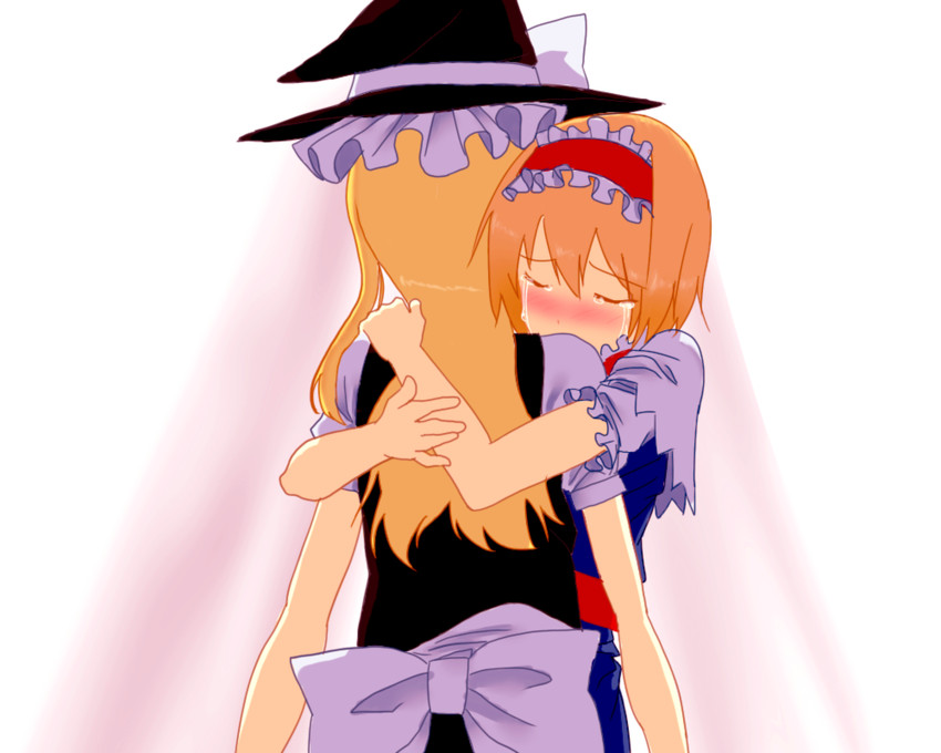 kirisame marisa and alice margatroid (touhou) drawn by blew_andwhite