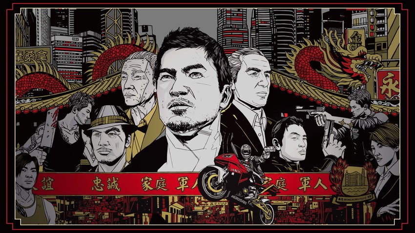 wei shen, jackie ma, thomas pendrew, david wa-lin po, raymond mak, and 2 more (sleeping dogs)