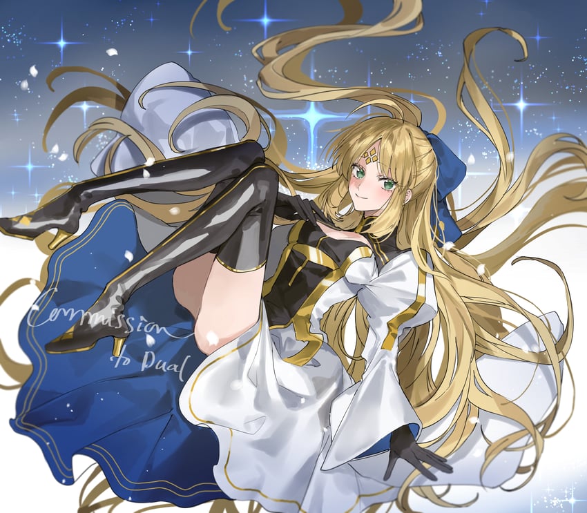 artoria pendragon and artoria caster (fate and 1 more) drawn by yurumawari