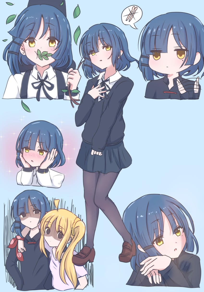 ijichi nijika and yamada ryo (bocchi the rock!) drawn by giorgio_(yo_sumire_sola1)