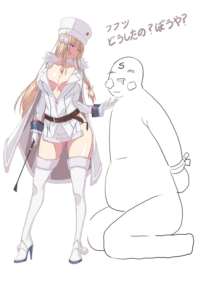 commander, s-head commander, and dp28 (girls' frontline) drawn by rantia