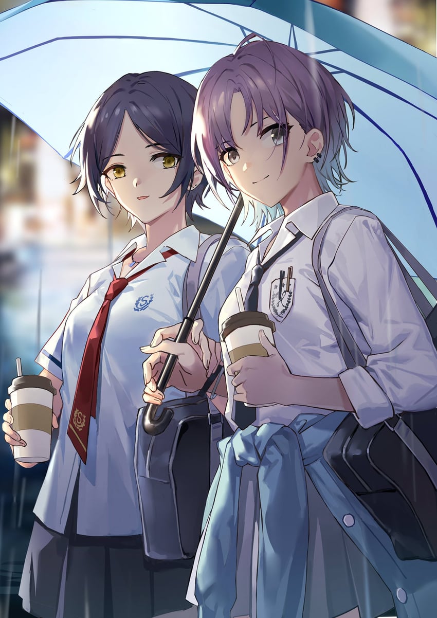 hayami kanade and asakura toru (idolmaster and 3 more) drawn by yannn