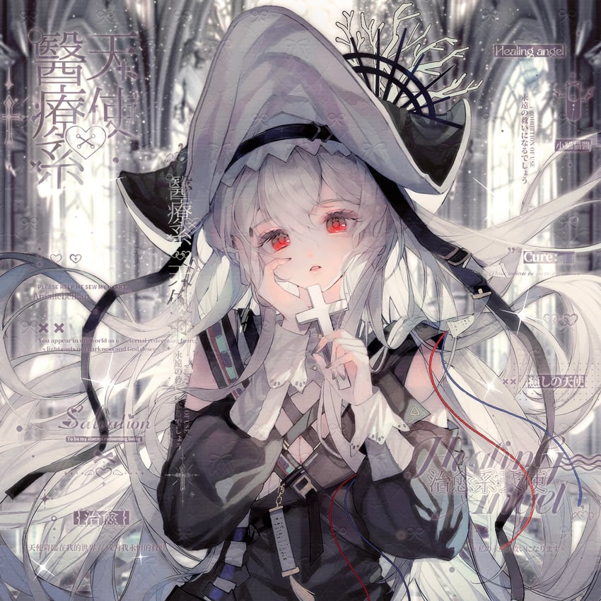 specter and specter the unchained (arknights) drawn by maomao_dawang