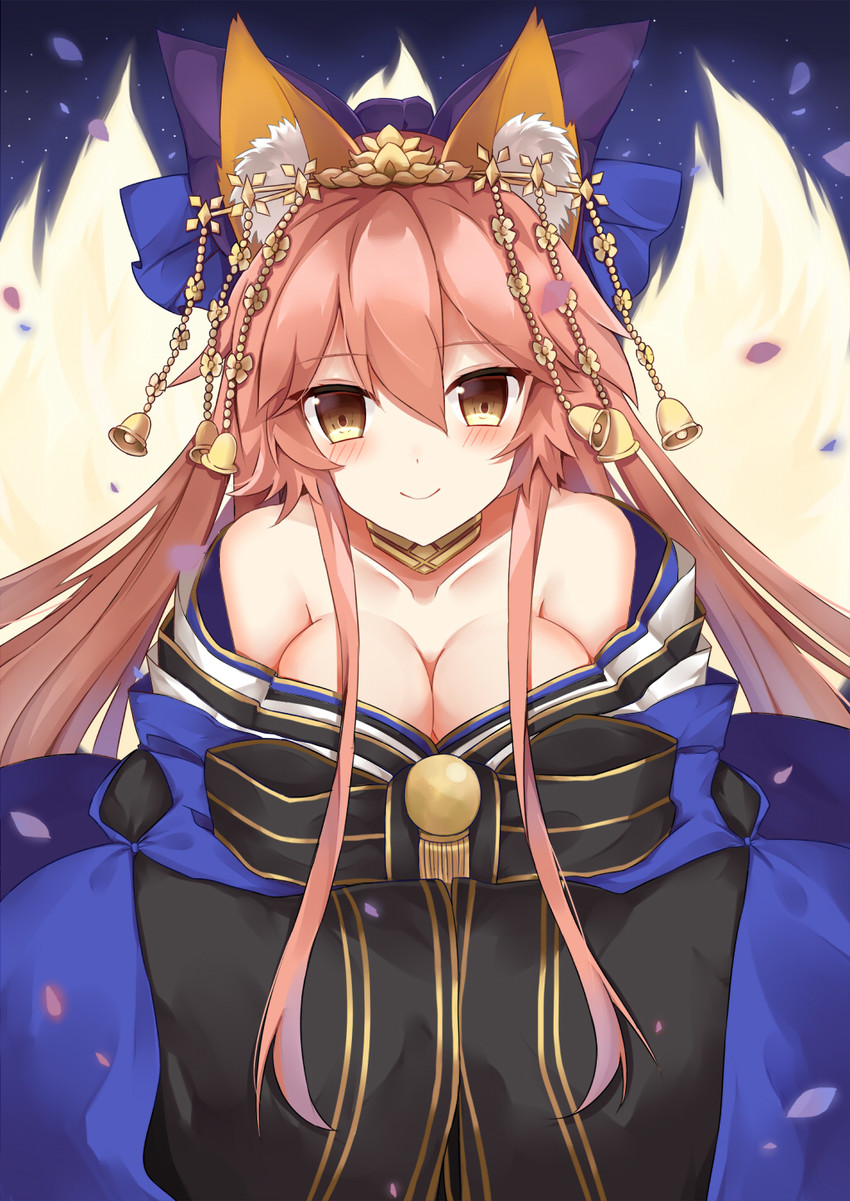 tamamo and tamamo no mae (fate and 2 more) drawn by drsn