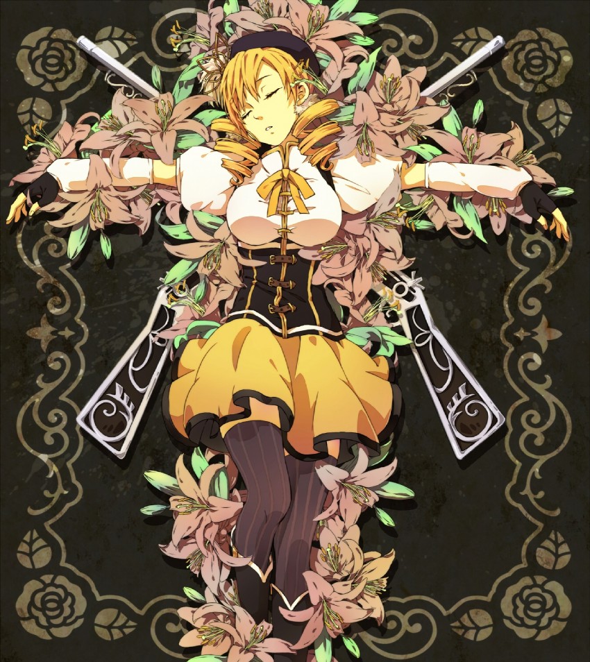 tomoe mami (mahou shoujo madoka magica) drawn by gari_(apollonica)