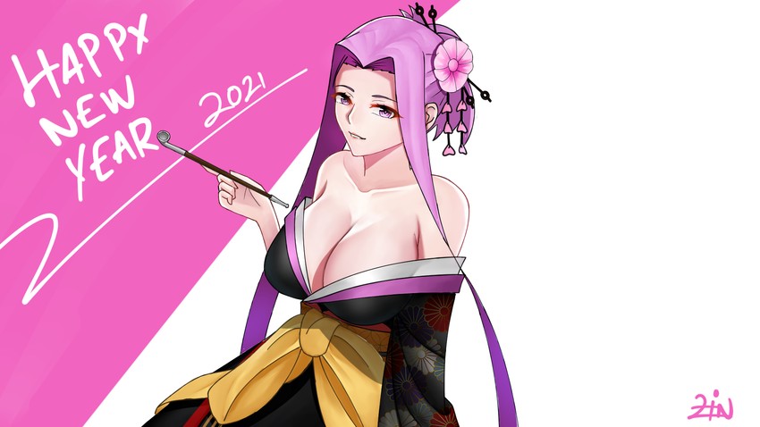 medusa (fate and 1 more) drawn by zinfian