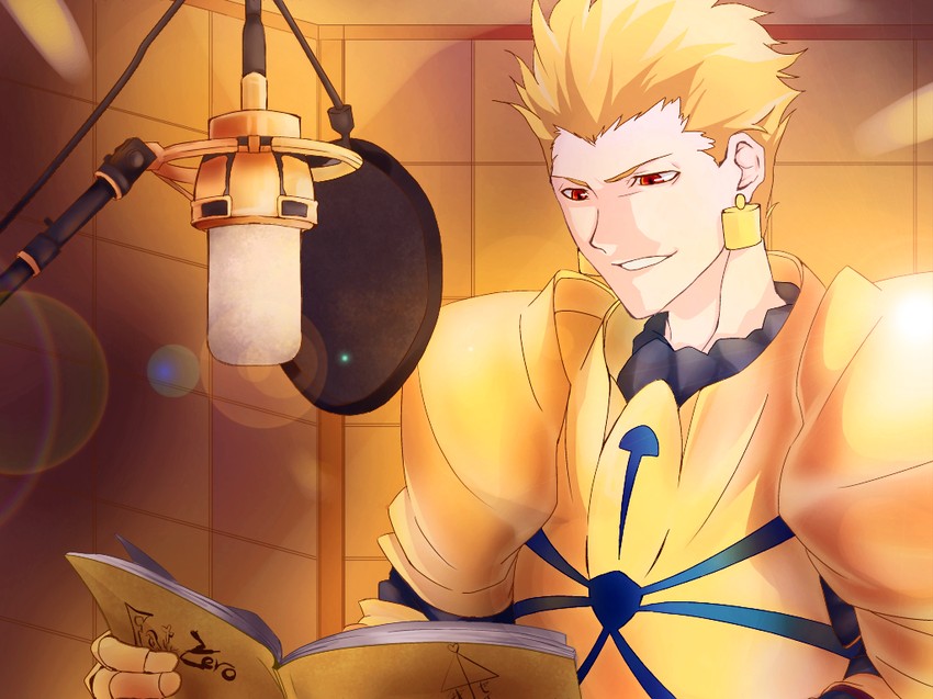 gilgamesh (fate and 1 more) drawn by iberiko