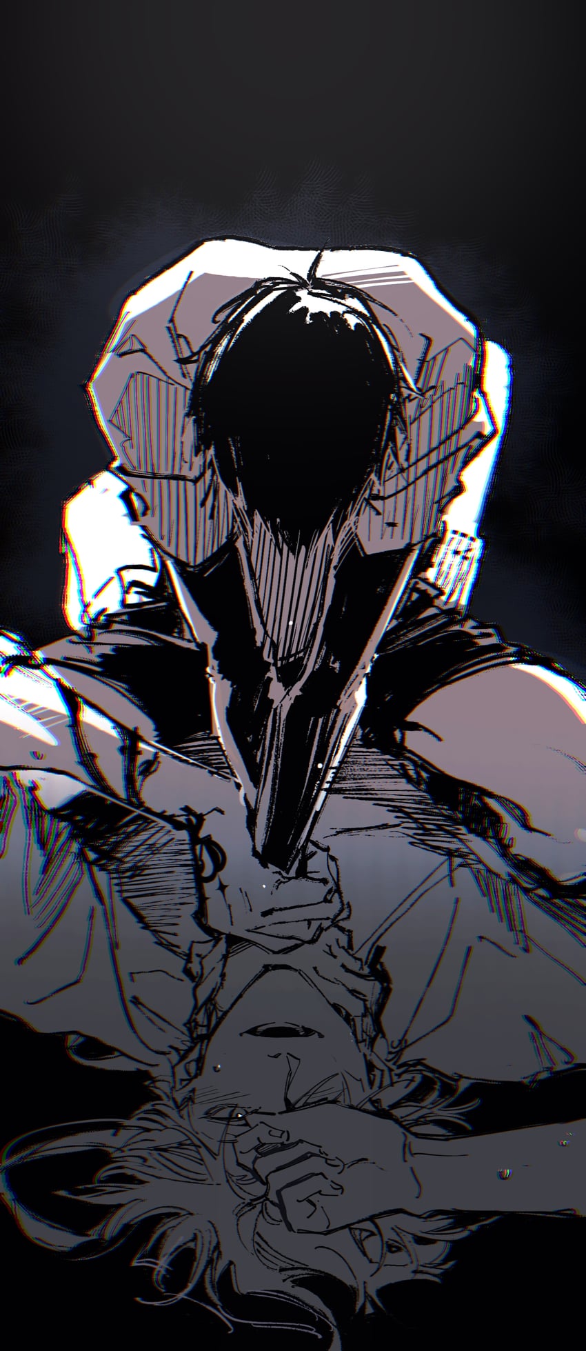 isagi yoichi and michael kaiser (blue lock) drawn by chimmyming