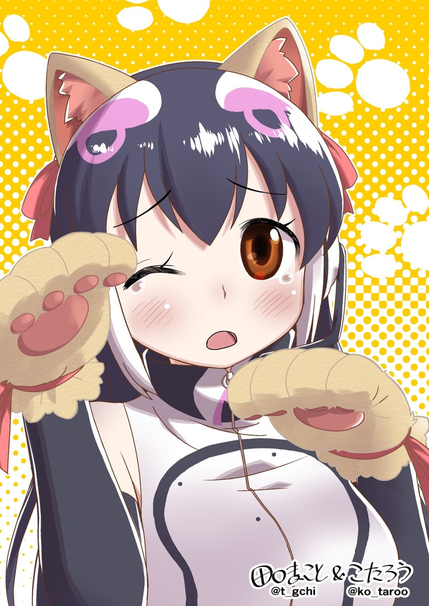 african penguin (kemono friends and 1 more) drawn by taguchi_makoto