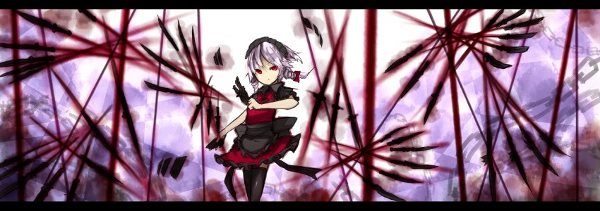 izayoi sakuya (touhou and 1 more) drawn by ganesagi