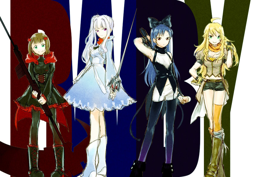 hoshii miki, kisaragi chihaya, amami haruka, shijou takane, ruby rose, and 3 more (idolmaster and 1 more) drawn by goma1