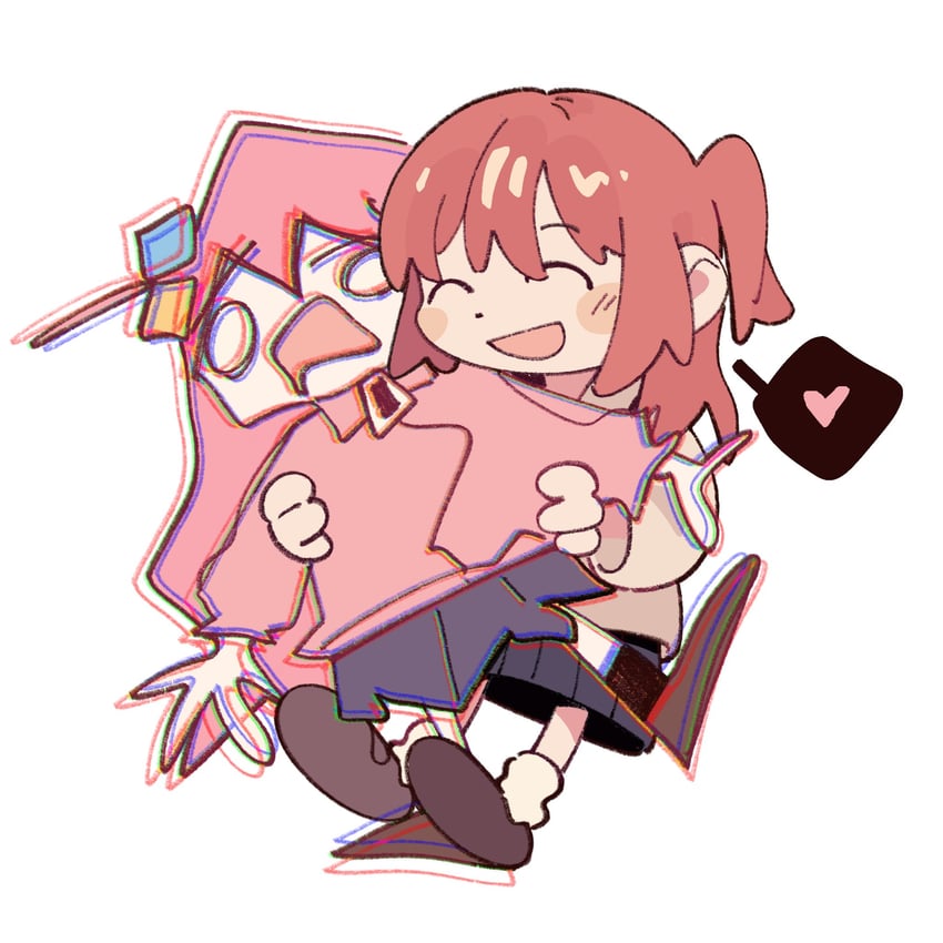 gotoh hitori and kita ikuyo (bocchi the rock!) drawn by breadspie