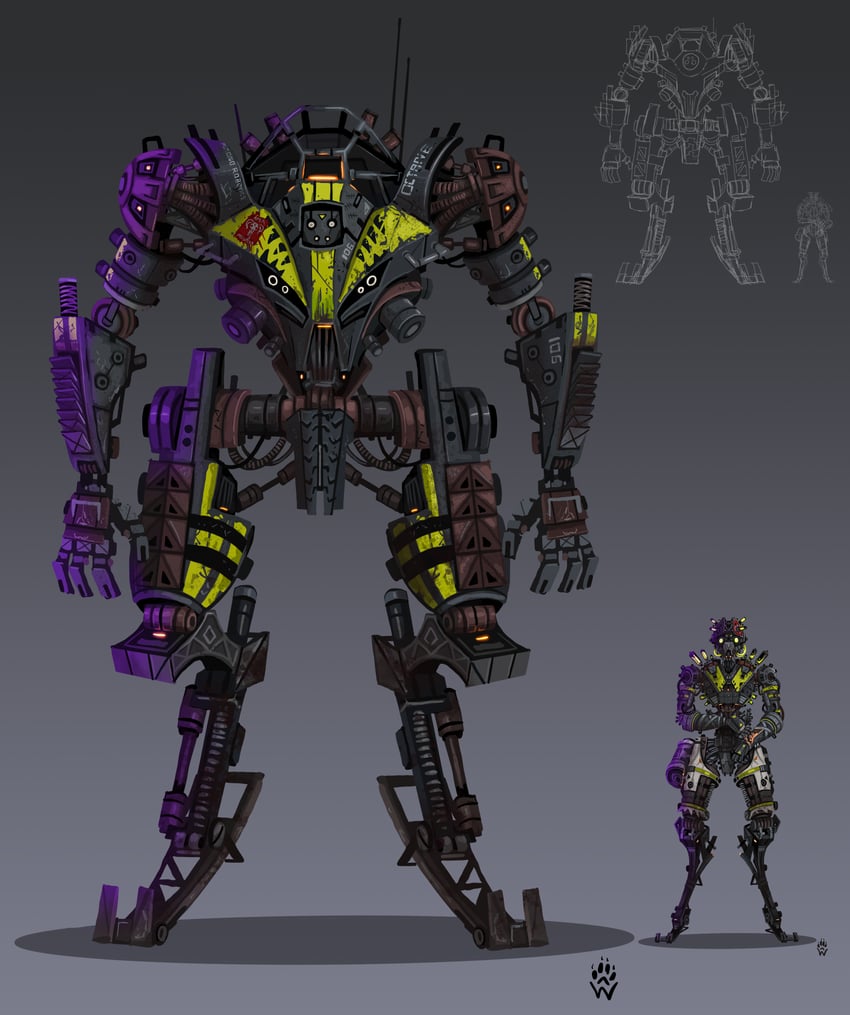 octane (apex legends and 1 more) drawn by wolfdawg_art