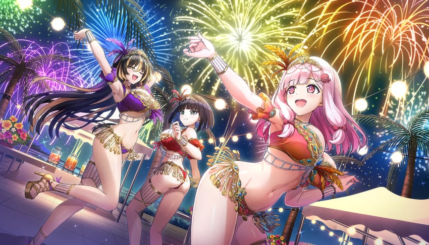 eines, nacht, and amadea wolfa (dolphin wave) drawn by ootomo_takuji