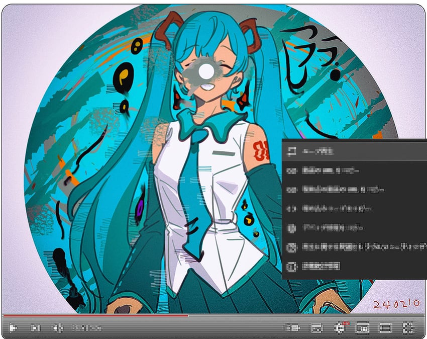 hatsune miku (vocaloid and 2 more) drawn by haun