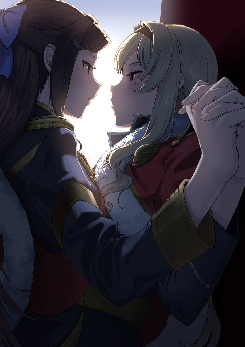 saijou claudine and tendou maya (shoujo kageki revue starlight) drawn by hasisisissy