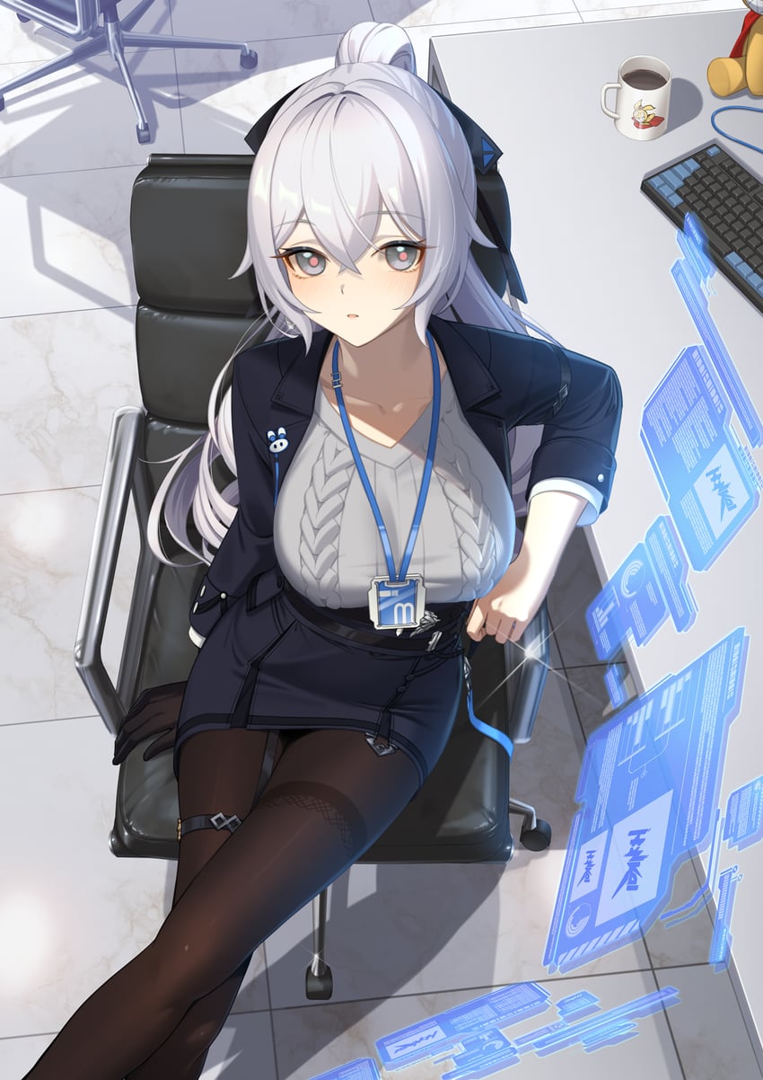 bronya zaychik (honkai and 1 more) drawn by meda