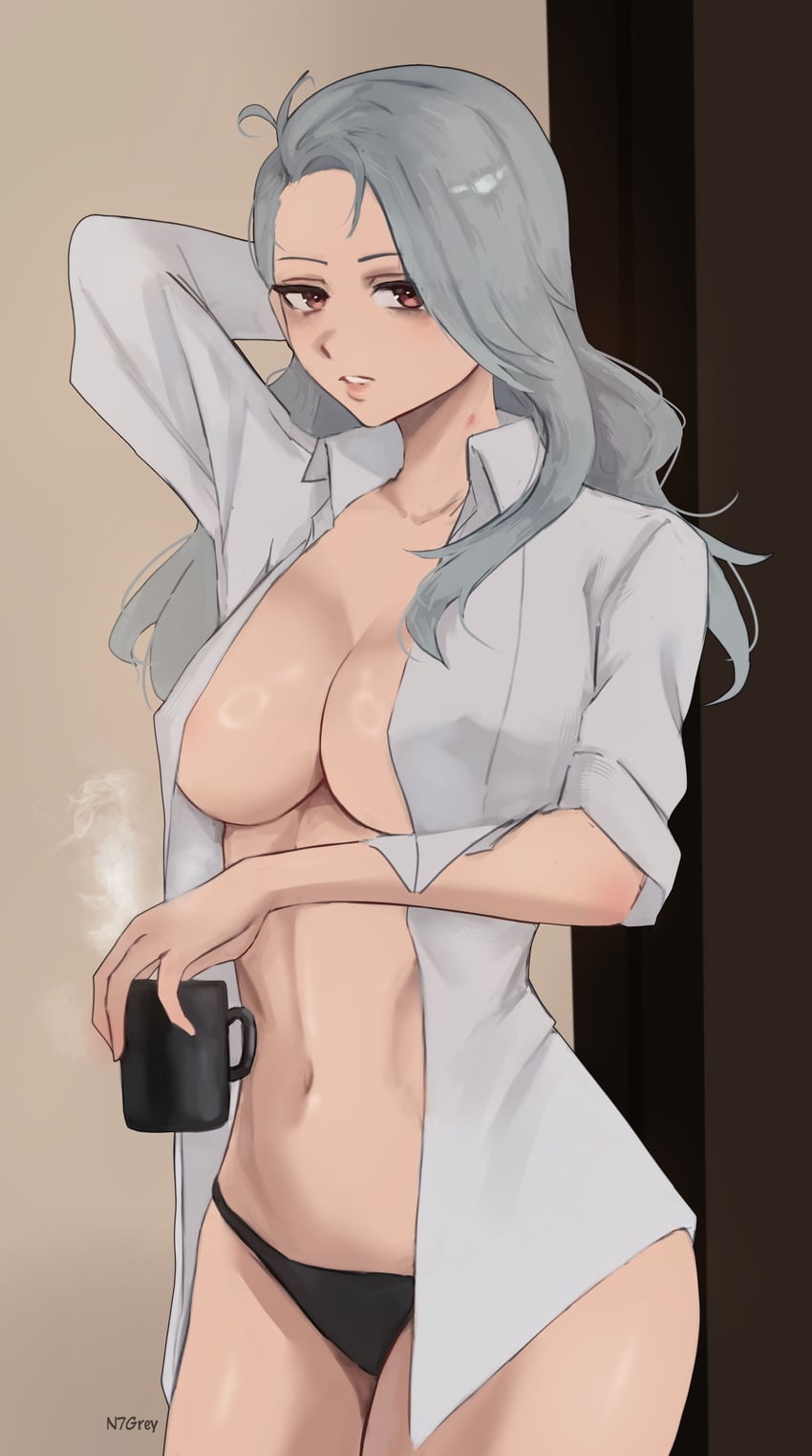 niijima sae (persona and 1 more) drawn by n7grey