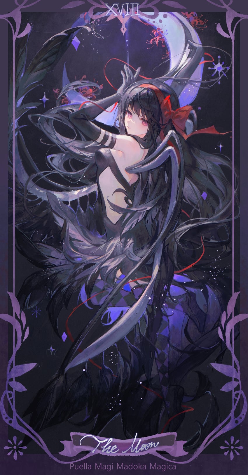 akemi homura and akuma homura (mahou shoujo madoka magica and 1 more) drawn by maccha_(mochancc)