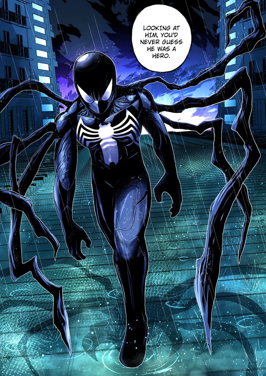 spider-man and peter parker (boku no hero academia and 3 more) drawn by sonchapo