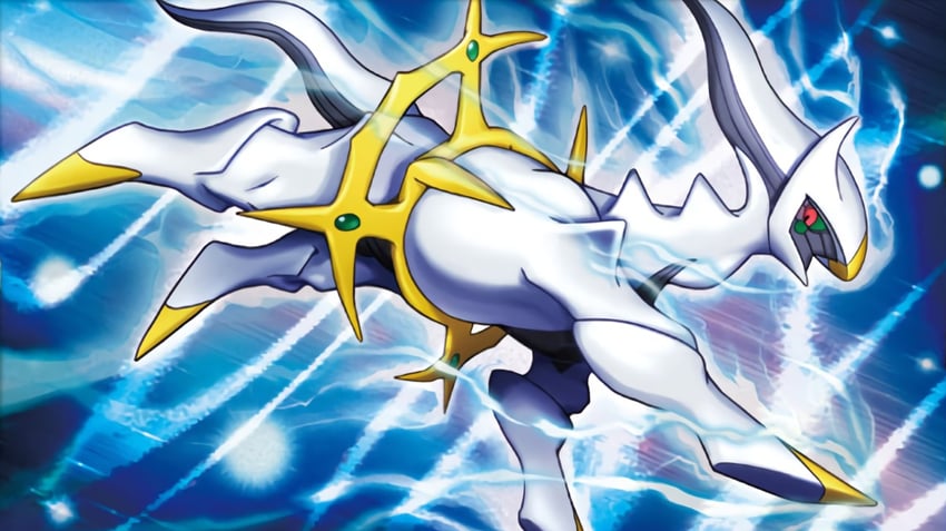 arceus (pokemon and 1 more) drawn by fukuda_masakazu