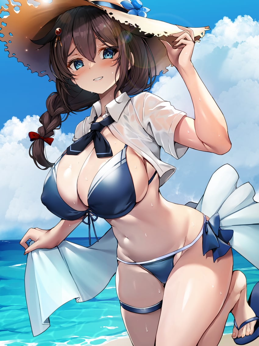 shigure and shigure kai san (kantai collection) drawn by torisan