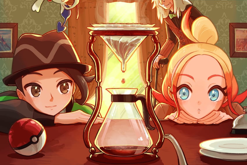 floette, taunie, paxton, and az (pokemon and 1 more) drawn by ffccll