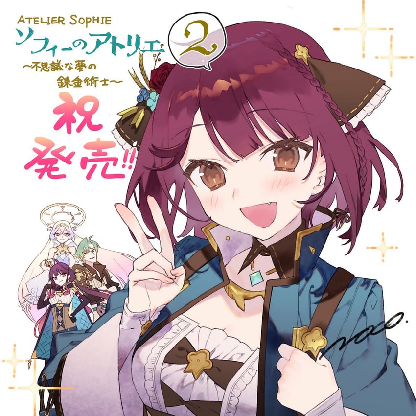 sophie neuenmuller, ramizel erlenmeyer, olias enders, and elvira (atelier and 1 more) drawn by noco_(adamas)