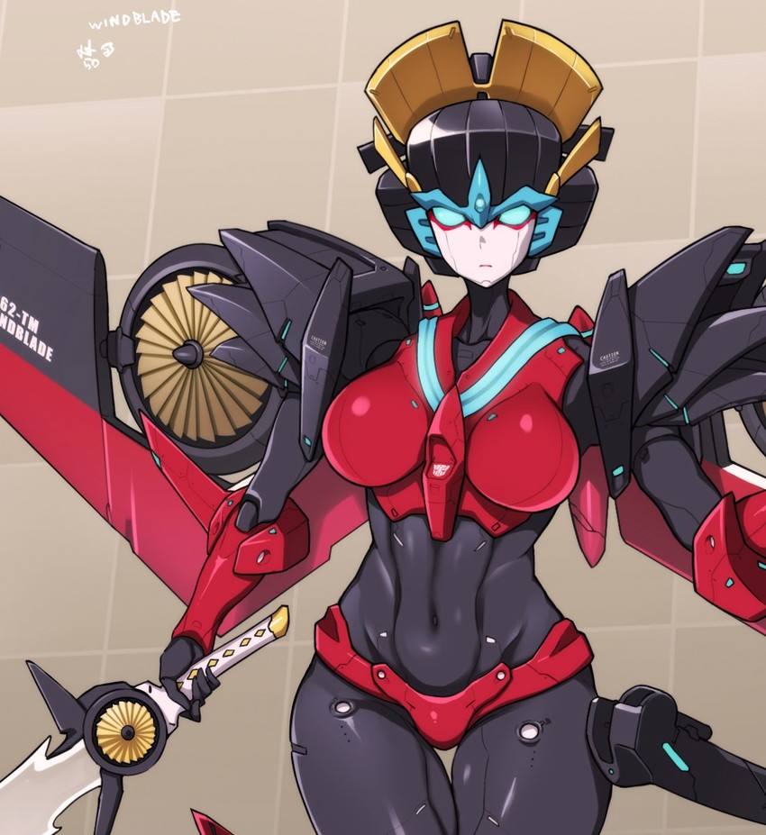 windblade (transformers and 1 more) drawn by meme50