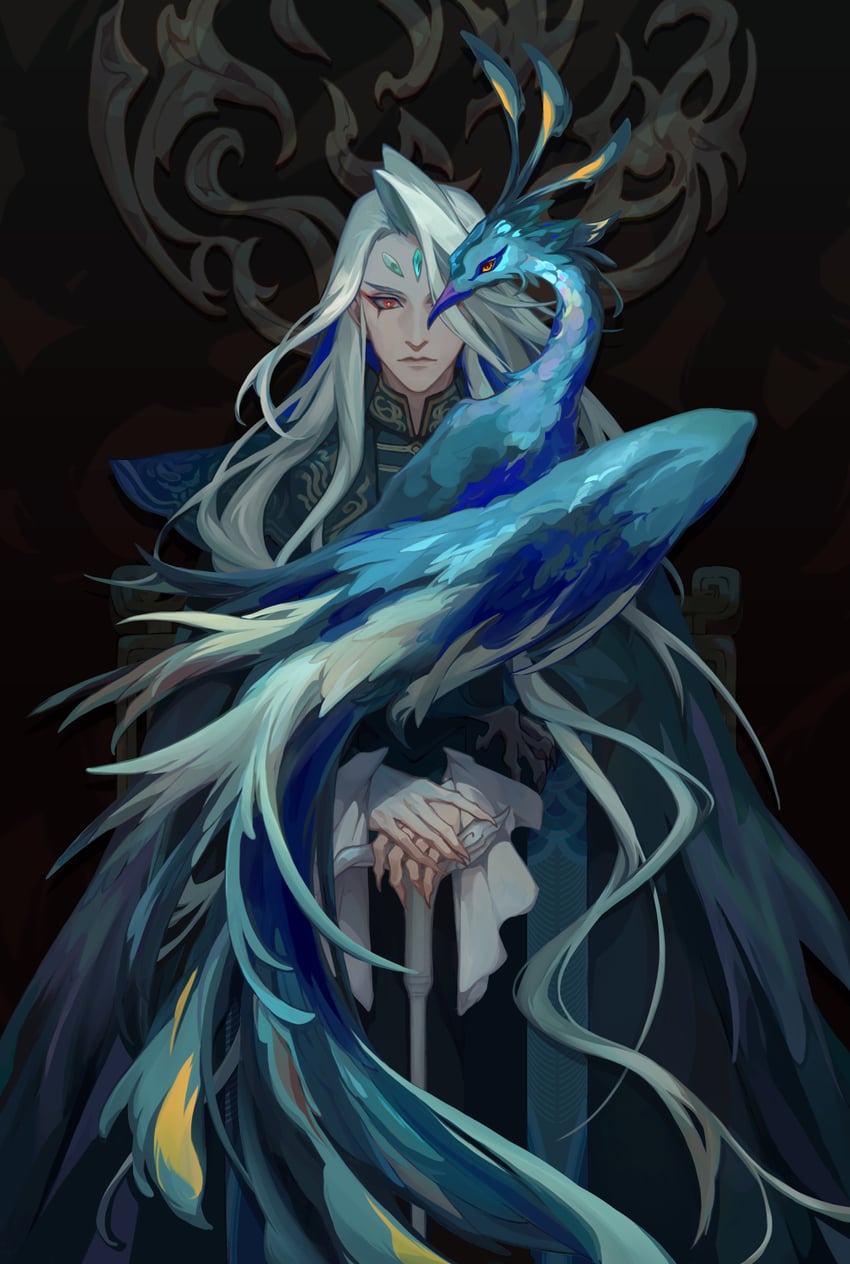 shi huang di (fate and 1 more) drawn by thedaw0