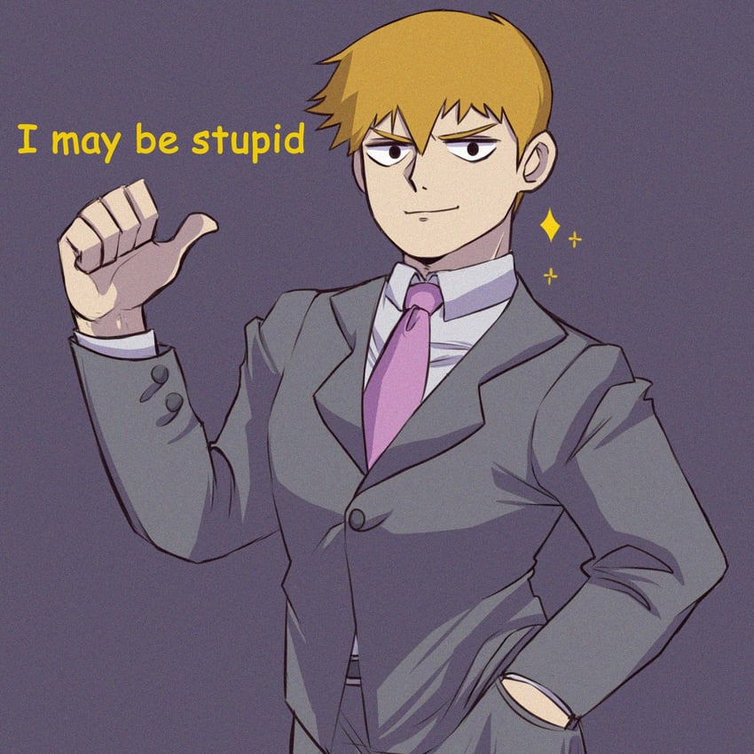 reigen arataka (mob psycho 100) drawn by mica_(c_killjoy)