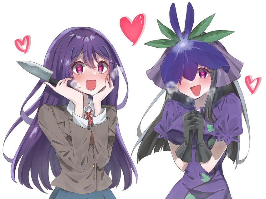 yuri and yomotsu hisami (touhou and 2 more) drawn by kayano_(kyn_soto)