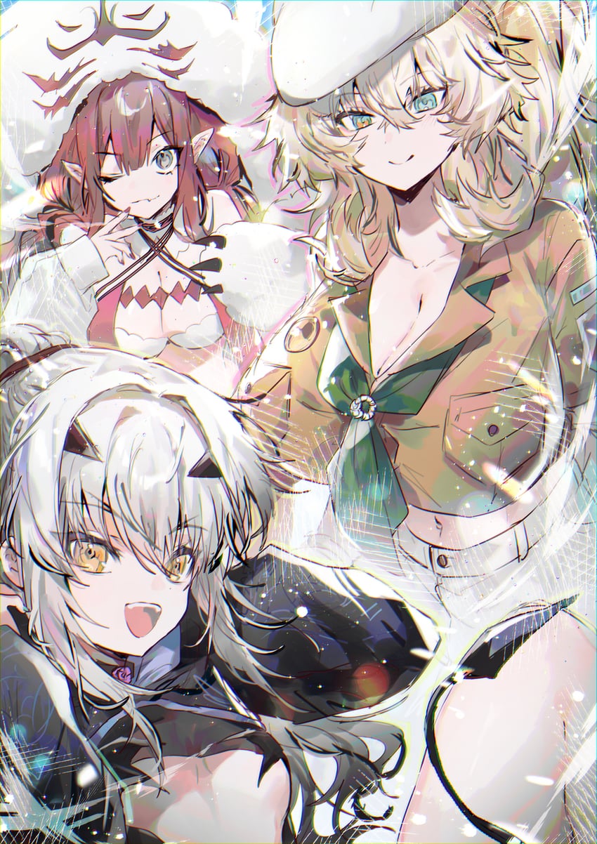 baobhan sith, melusine, barghest, and cernunnos (fate and 1 more) drawn by yakksan