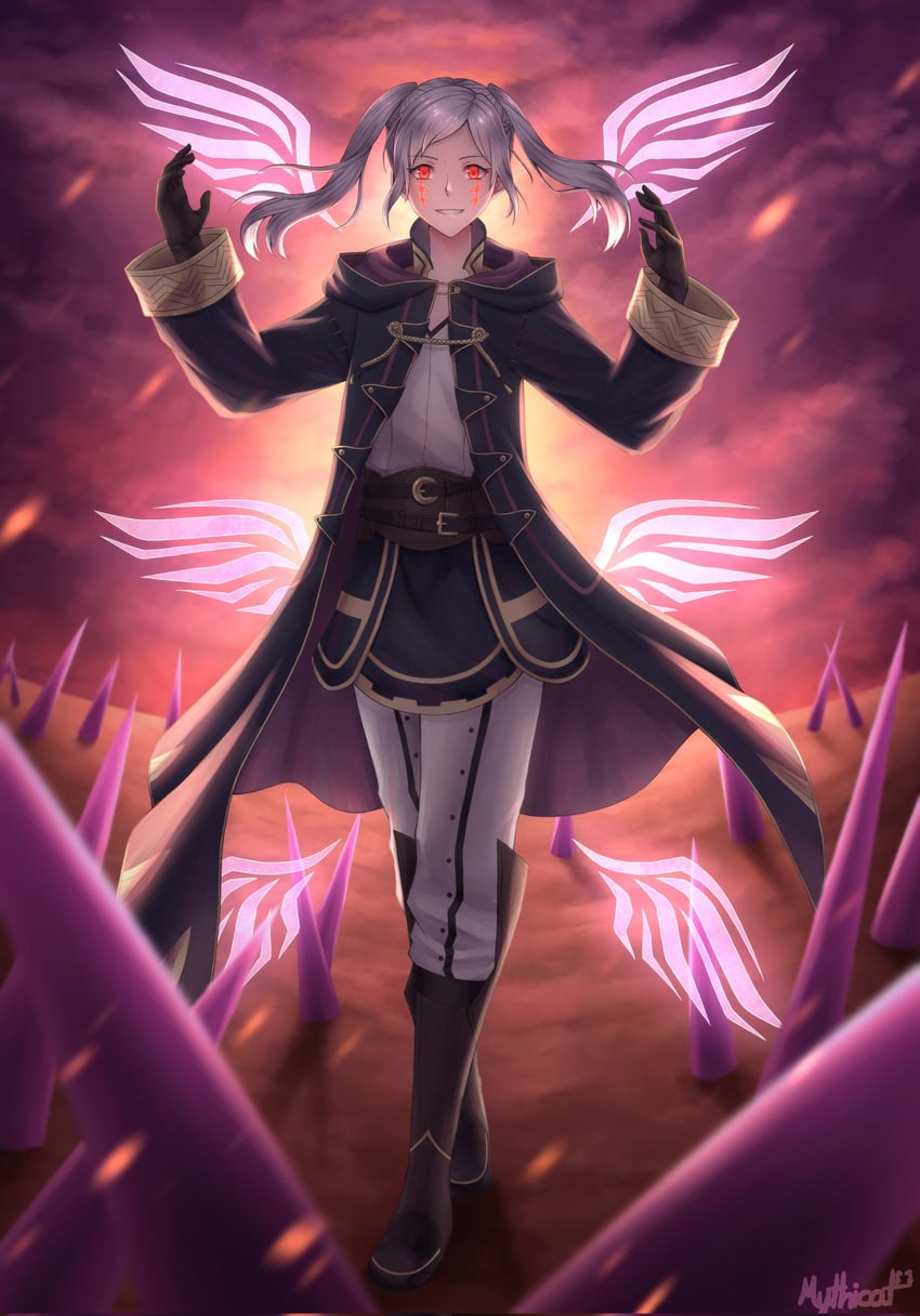 female robin (fire emblem and 2 more) drawn by mythicat