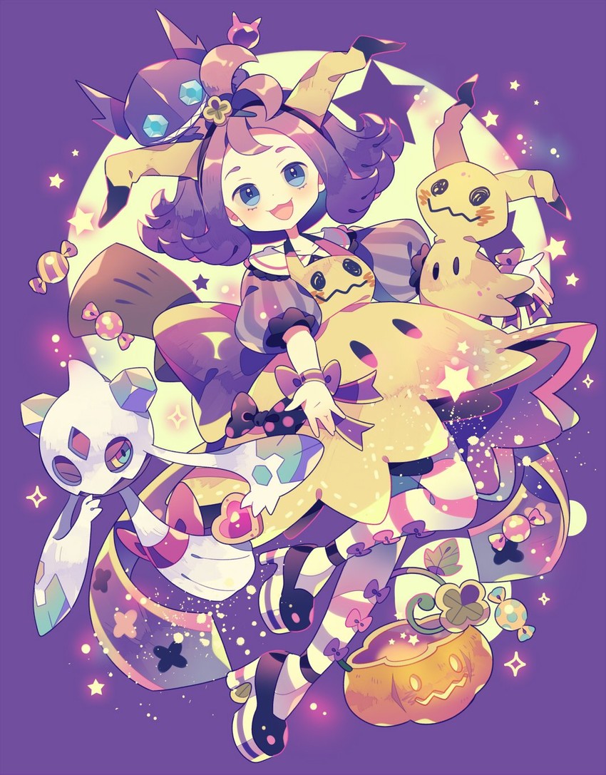 mimikyu, acerola, froslass, and sableye (pokemon and 1 more) drawn by yumenouchi_chiharu