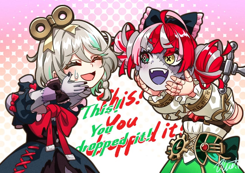 ouro kronii, kureiji ollie, gigi murin, and cecilia immergreen (hololive and 2 more) drawn by buru-dai