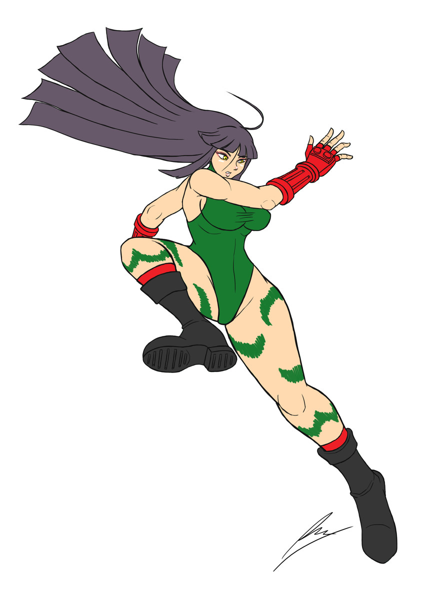 cammy white and sendai hakurei no miko (touhou and 2 more) drawn by borockman