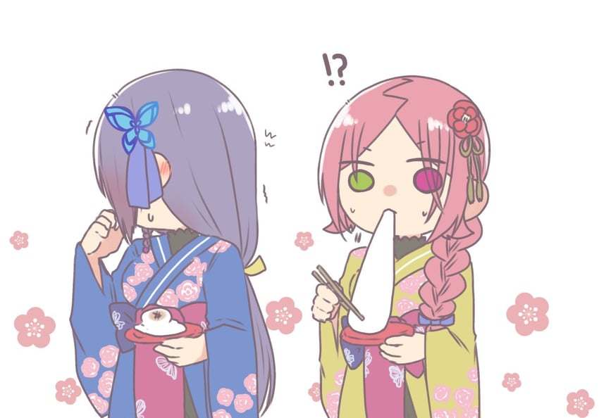 funada kiito and shiba tomoshibi (assault lily) drawn by nigari_(ngari_0115)