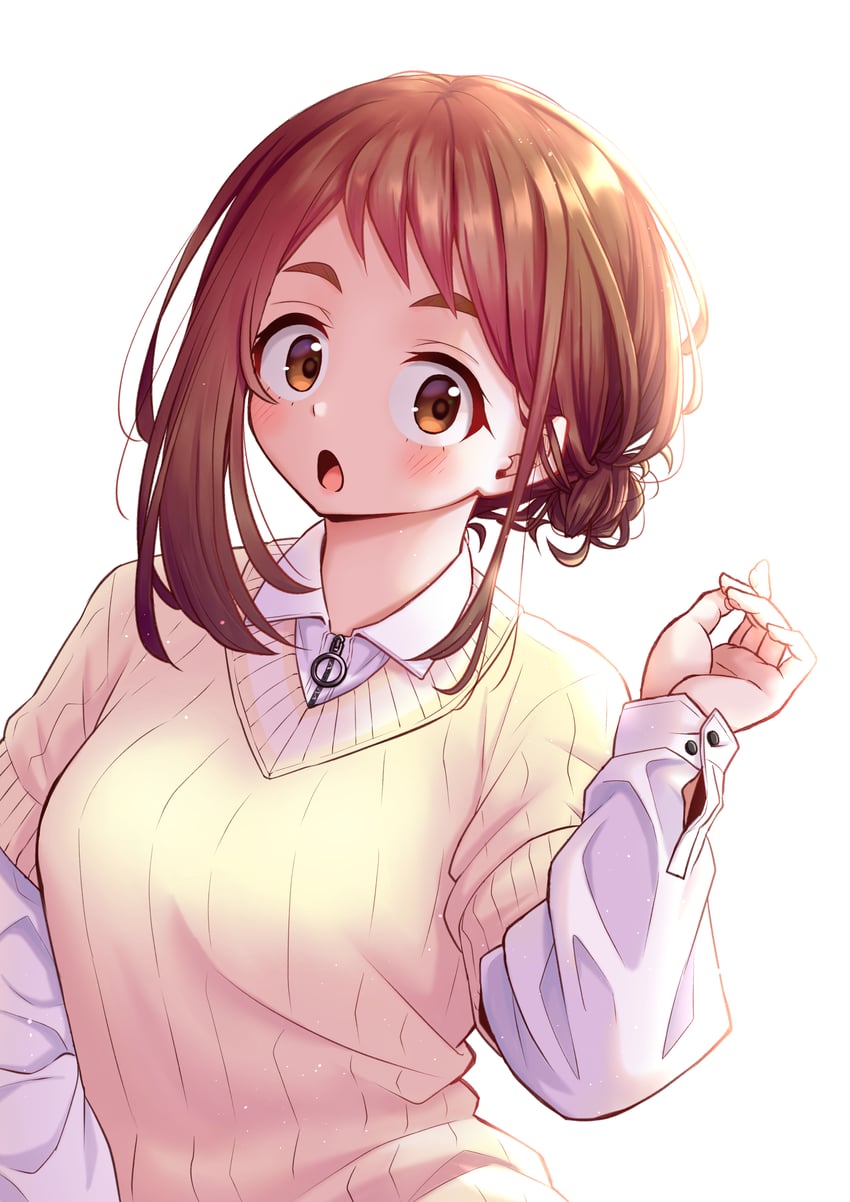 uraraka ochaco (boku no hero academia) drawn by daichi_(hayate1328)