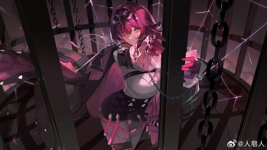 kafka (honkai and 1 more) drawn by cliuu_u